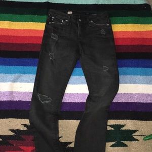 AG the Premiere Skinny Straight jeans